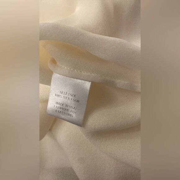 Haute Hippie Cream Silk blouse, XS - Picture 5 of 7